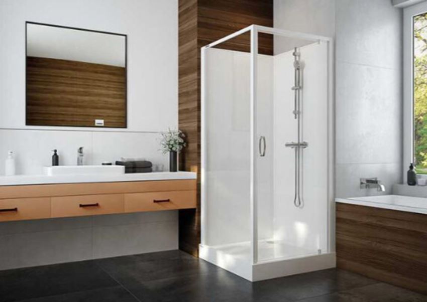 Zestaw kabina z brodzikiem Sanplast Basic Complete 602-460-0230-01-4B0