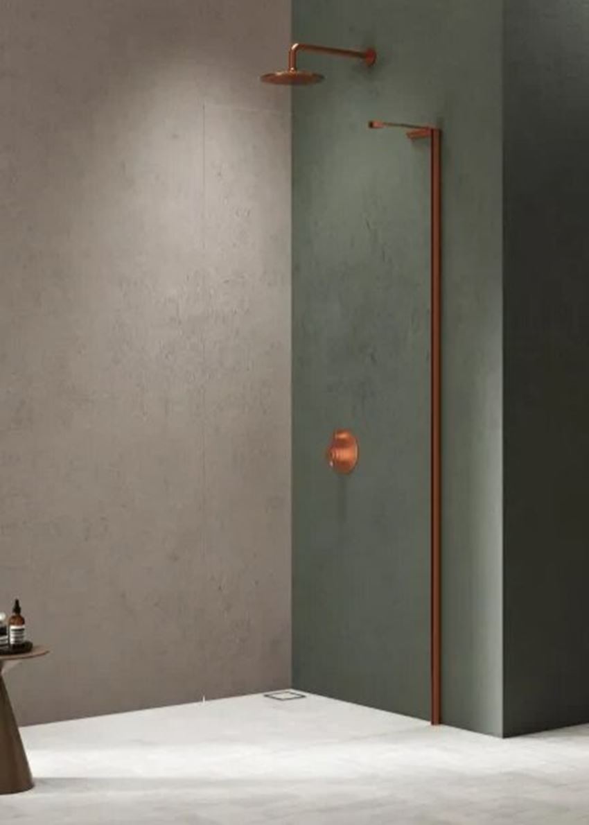Kabina walk-in New Trendy Nesta Copper Brushed K-1751-WL
