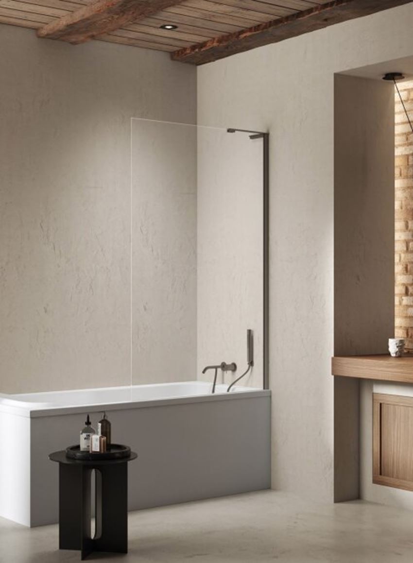 Parawan nawannowy New Trendy Nesta Gunmetal Brushed P-0224-WL