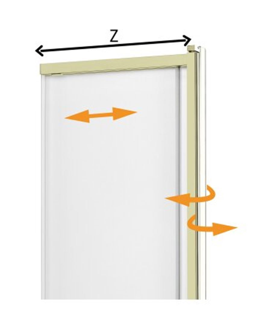 Parawan nawannowy New Trendy Sensi Copper Brushed P-0264