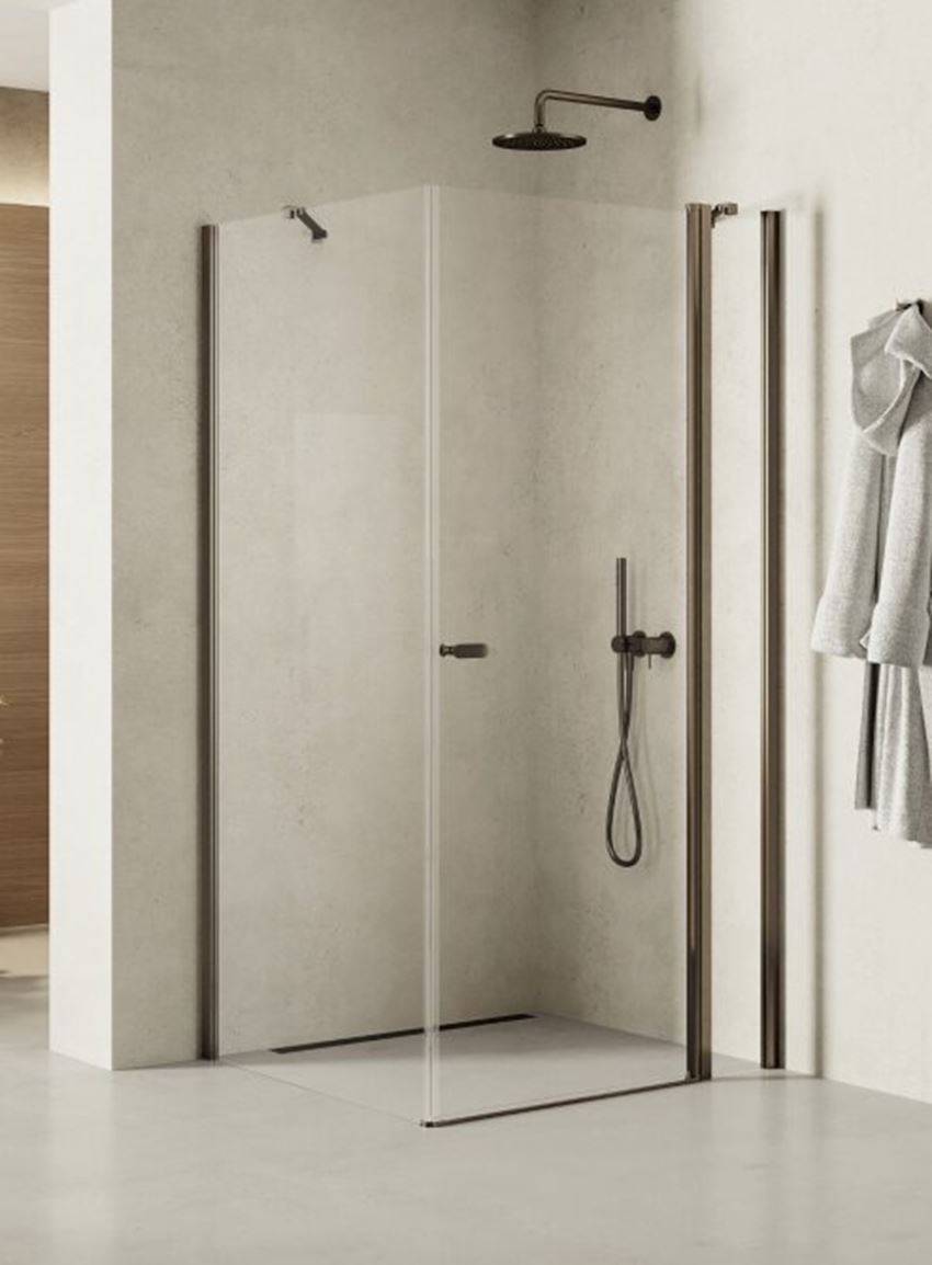 Kabina prysznicowa New Trendy New Soleo Gunmetal Brushed K-2160