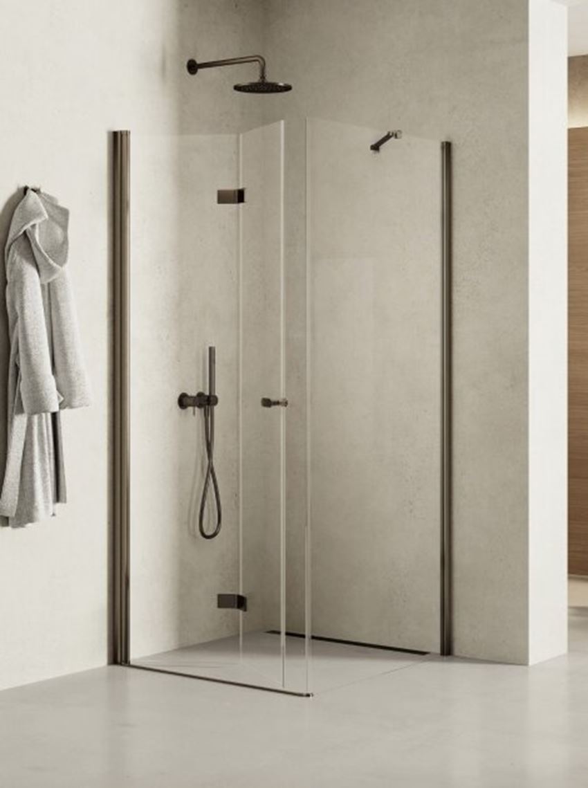 Kabina prysznicowa New Trendy New Soleo Gunmetal Brushed K-2227
