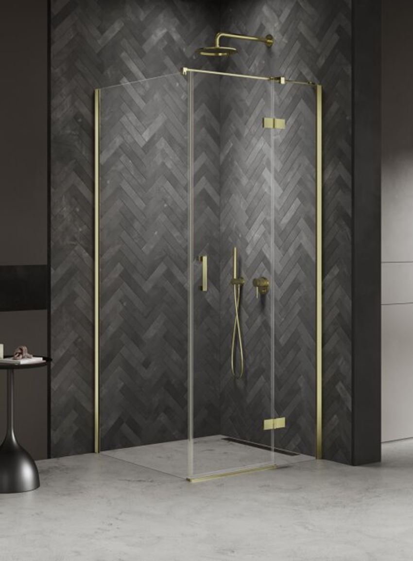 Kabina prysznicowa New Trendy Nesta Light Gold K-4528