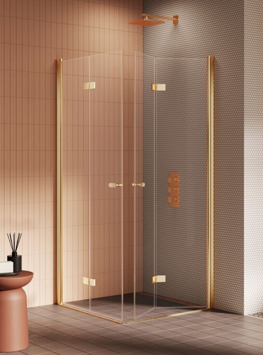 Kabina prysznicowa New Trendy New Soleo Gold Brushed K-4303