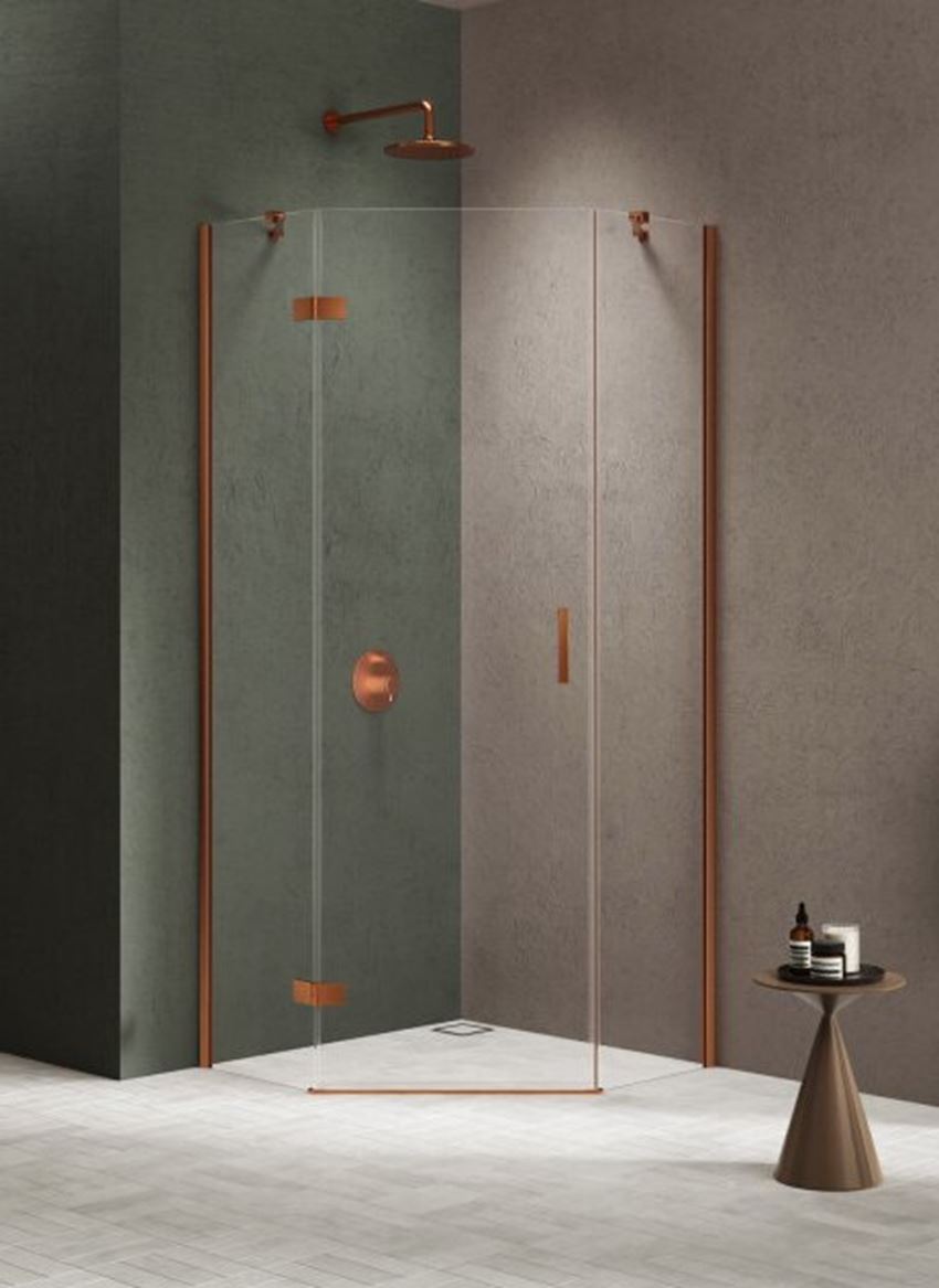 Kabina prysznicowa New Trendy Nesta Copper Brushed K-4679