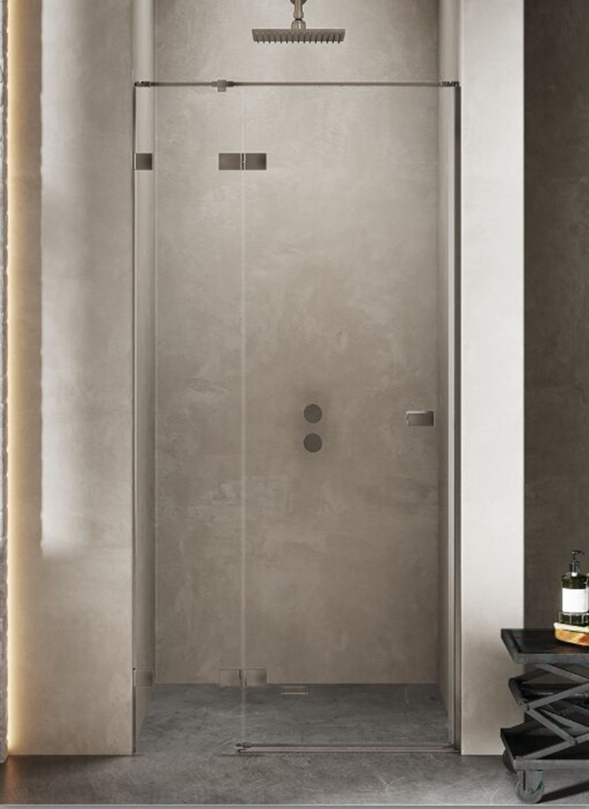 Drzwi prysznicowe New Trendy Avexa Gunmetal Brushed EXK-3250