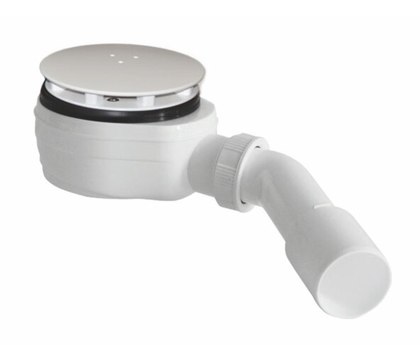 Brodzik pięciokątny Schedpol Caspar New Smooth White 3.2899 syfon