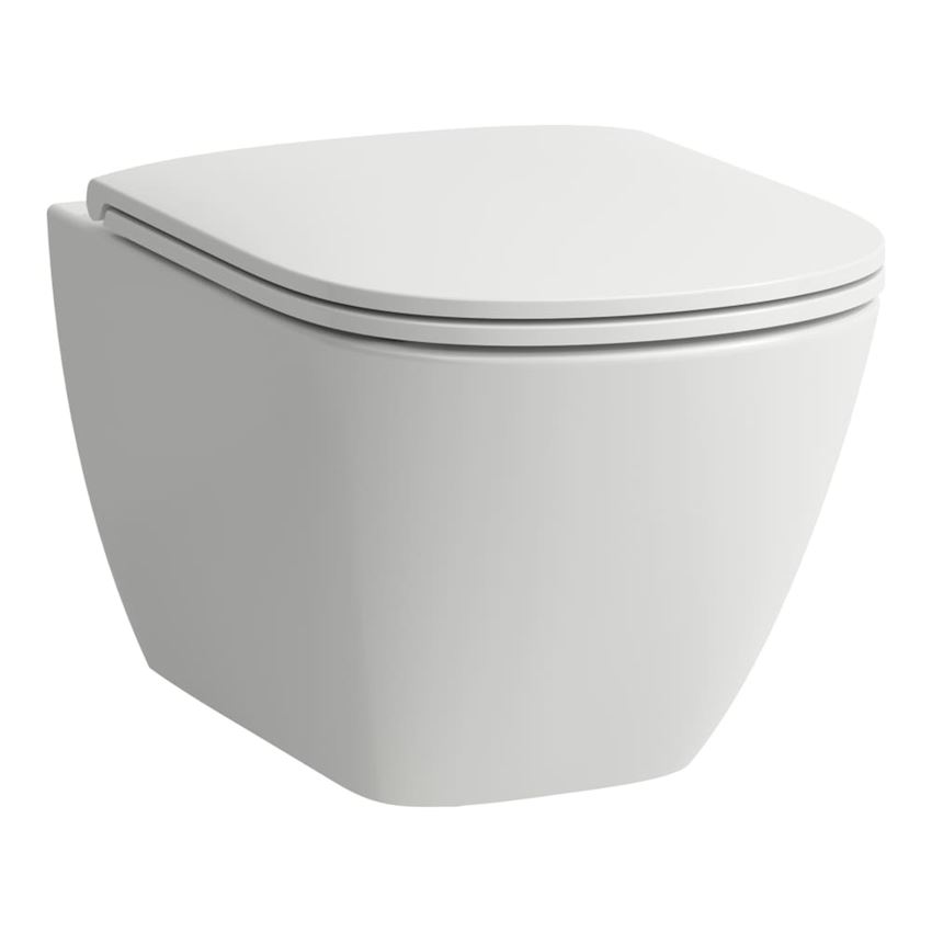 Miska WC podwieszana SILENT FLUSH z deską WC wolnoopadającą biała Laufen Lua