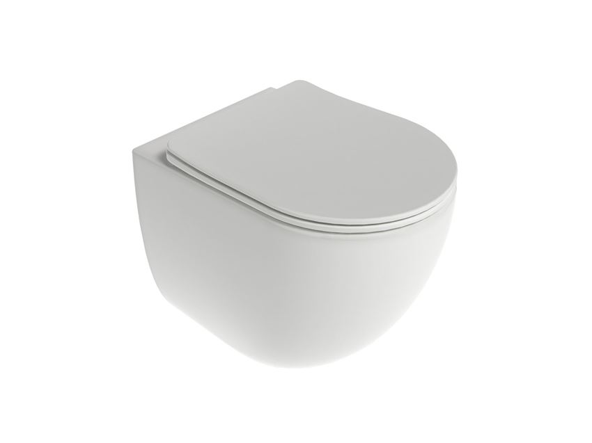 Miska WC podwieszana z deską wolnoopadającą SoftClose, 36x50 cm biała Ravak Chrome AquaSpin