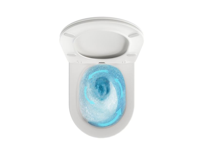 Miska WC podwieszana z deską wolnoopadającą SoftClose, 36x50 cm biała Ravak Chrome AquaSpin