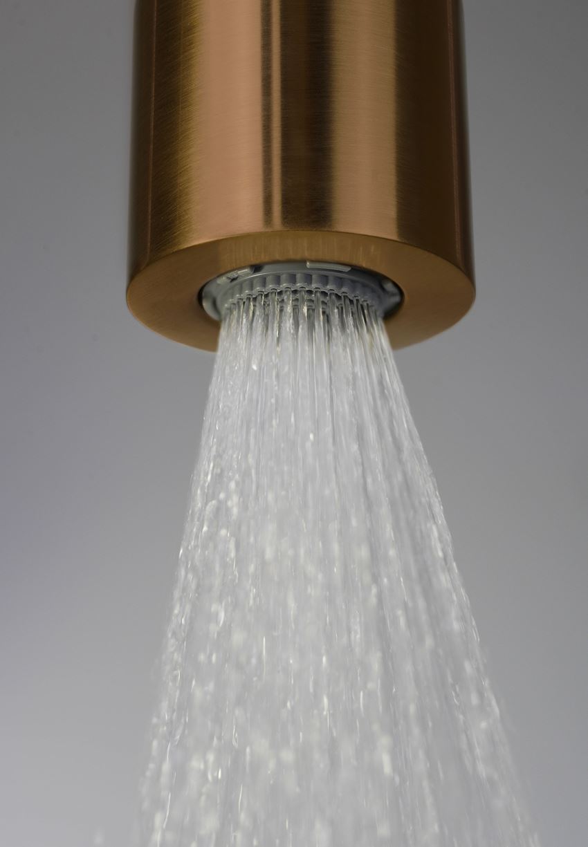 Deszczownica 1-funkcyjna brąz szczotkowany Deante Silia