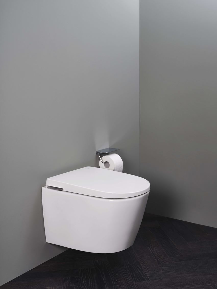 Miska WC podwieszana ze zintegrowanym zbiornikiem In-Tank® z deską 56,5 cm biała Roca Avant