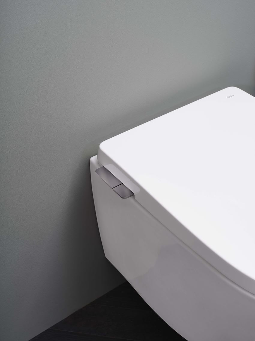 Miska WC podwieszana ze zintegrowanym zbiornikiem In-Tank® z deską 56,5 cm biała Roca Avant