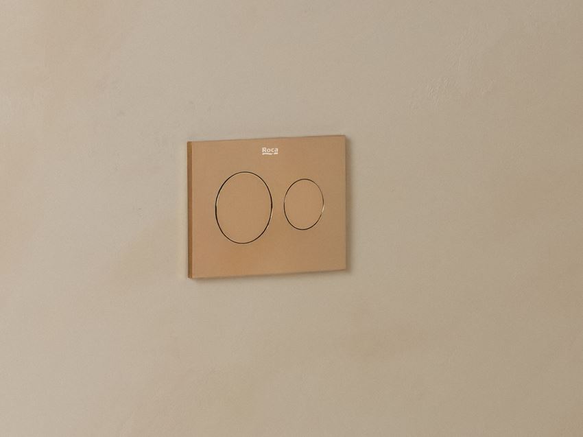 PS3 - Przycisk podwójny rose gold Roca Duplo S