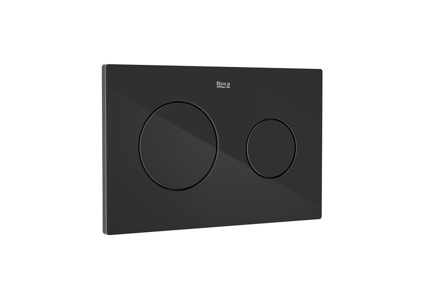 PL10 - Przycisk podwójny titanium black Roca