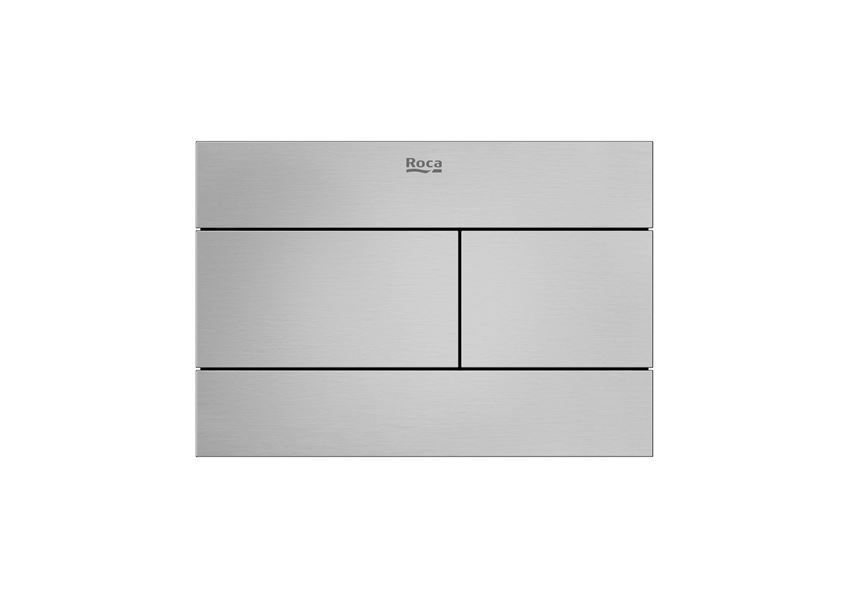 PS2 - Przycisk podwójny brushed Inox Roca Duplo S