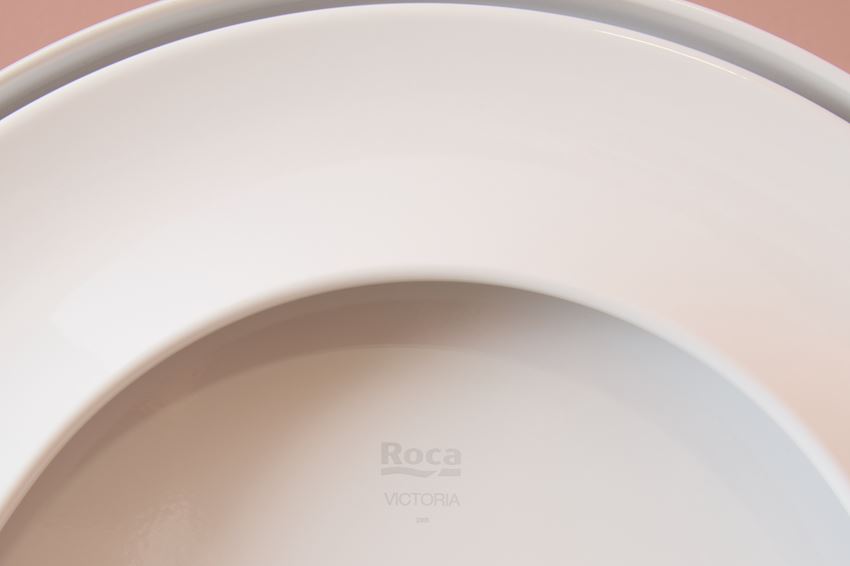 Deska WC wolnoopadająca Compacto Supralit biała Roca Victoria