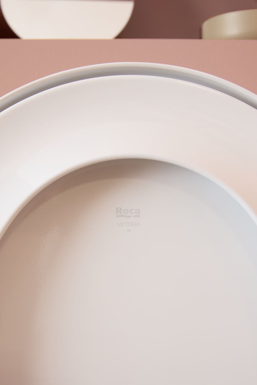 Deska WC wolnoopadająca Compacto Supralit biała Roca Victoria