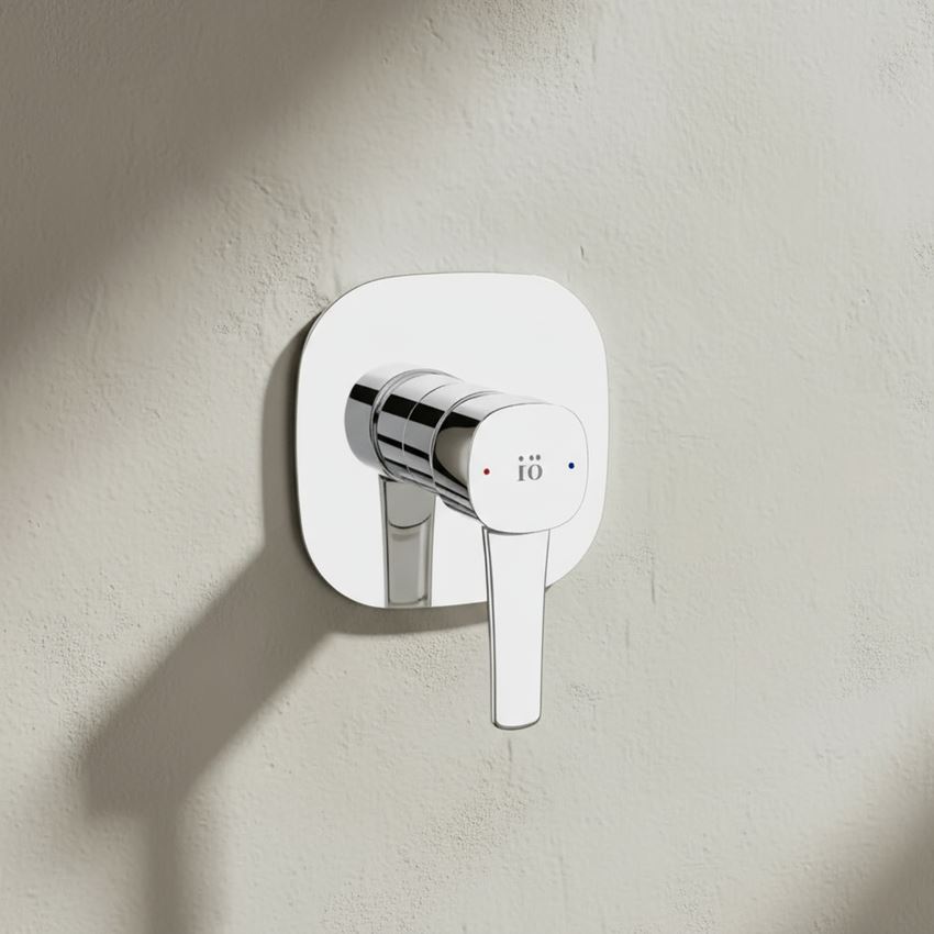  Bateria prysznicowa bez przełącznika funkcji podtynkowa chrom IÖ Ronne