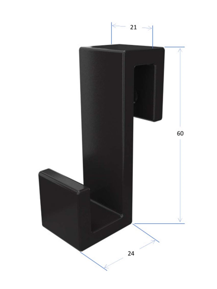 Wieszak Roca District AMP6900002 rys techniczny