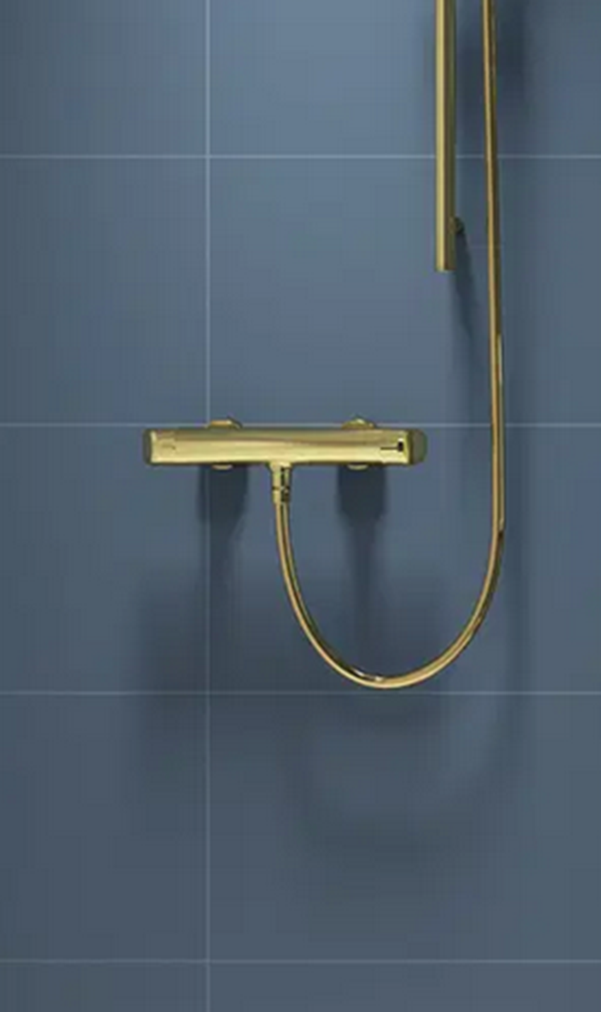 Bateria natryskowa Deante Arnika Gold