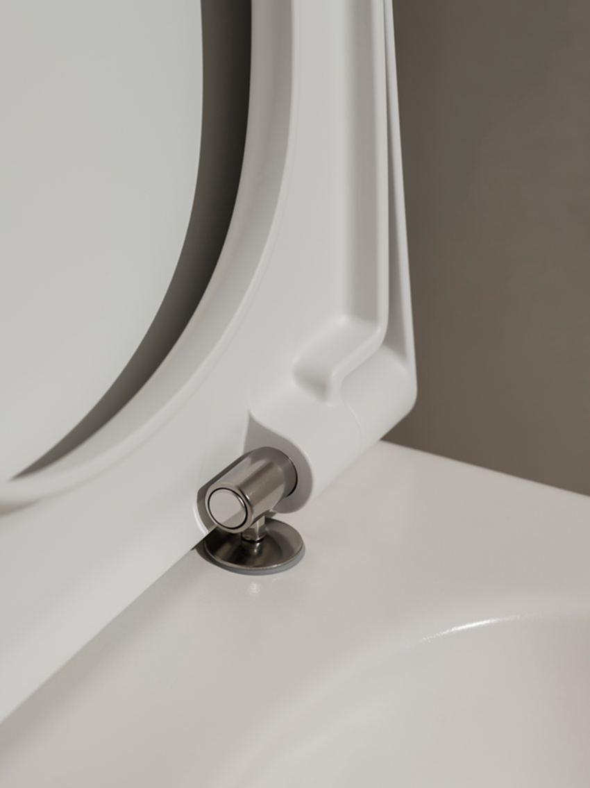Deska WC wolnoopadająca Duroplast biały mat Roca Meridian