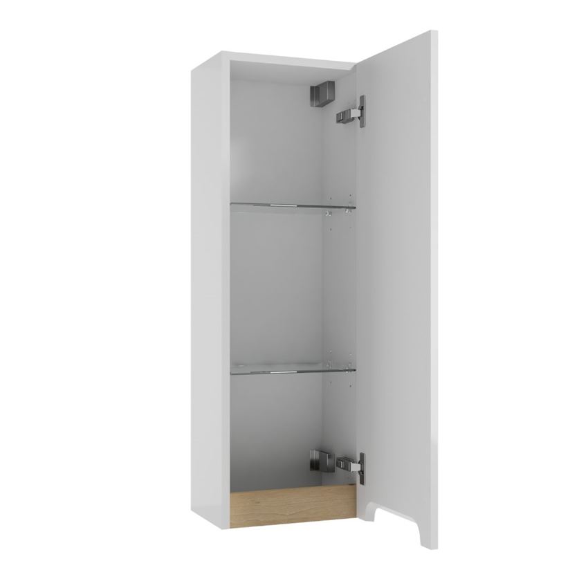 Szafka wisząca 30x90 cm lakier biały połysk Defra Stilla C30