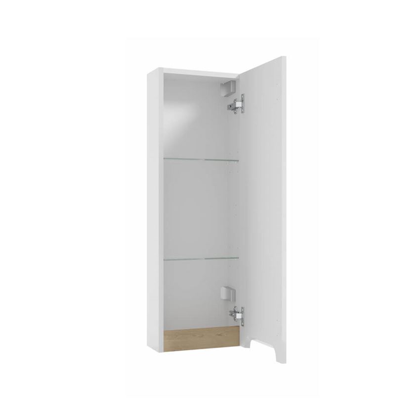 Szafka wisząca 30x15x90 cm lakier biały połysk Defra Stilla C30