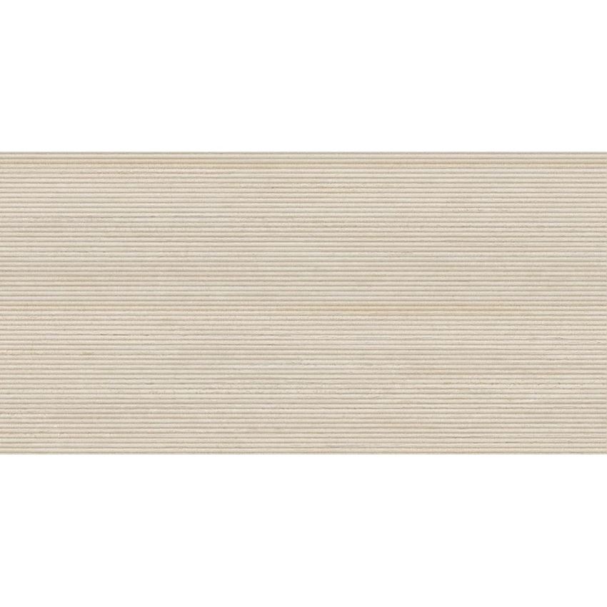 Płytka dekoracyjna 59,8x119,8 cm Paradyż Velmero Griege Decor Gres Szkl. Rekt. Struktura Mat