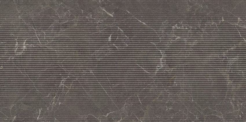Płytka dekoracyjna 59,8x119,8 cm Paradyż Eloria Anthracite Decor Gres Szkl. Rekt. Struktura Mat