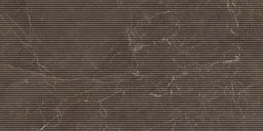 Płytka dekoracyjna 59,8x119,8 cm Paradyż Eloria Brown Decor Gres Szkl. Rekt. Struktura Mat