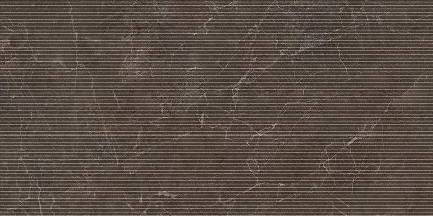 Płytka dekoracyjna 59,8x119,8 cm Paradyż Eloria Brown Decor Gres Szkl. Rekt. Struktura Mat