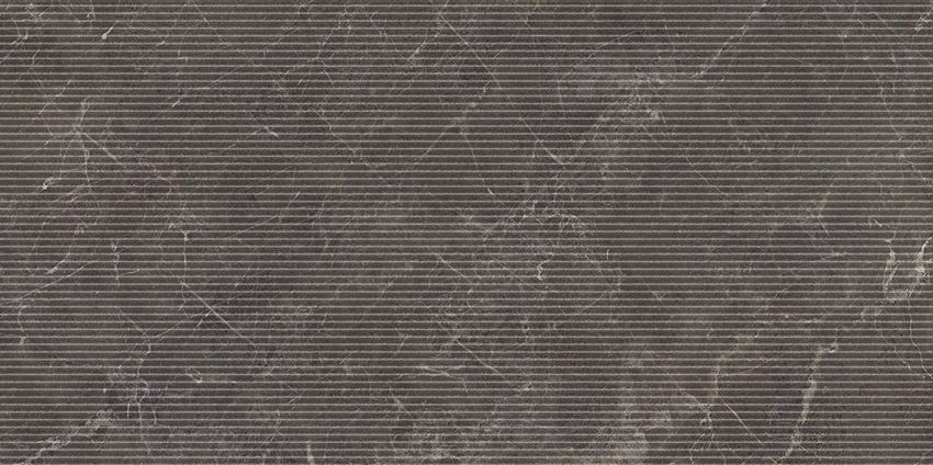 Płytka dekoracyjna 59,8x119,8 cm Paradyż Eloria Anthracite Decor Gres Szkl. Rekt. Struktura Mat