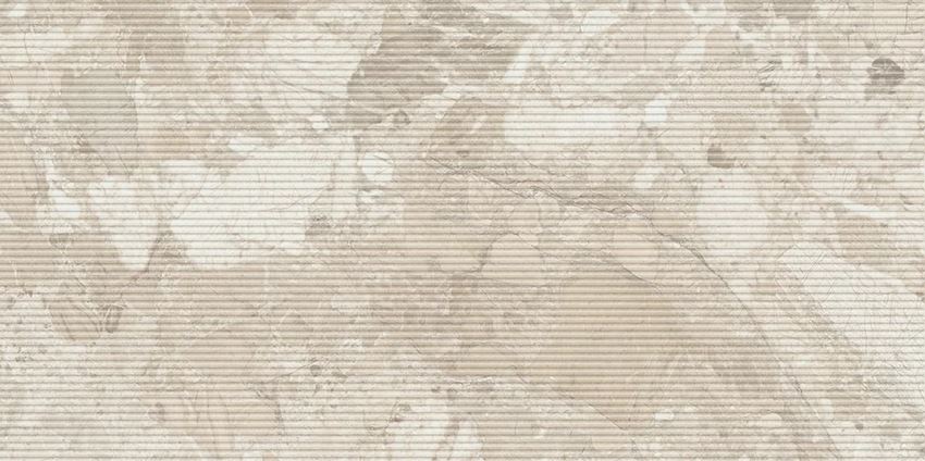 Płytka dekoracyjna 59,8x119,8 cm Paradyż Gradia Greige Decor Gres Szkl. Rekt. Struktura Mat