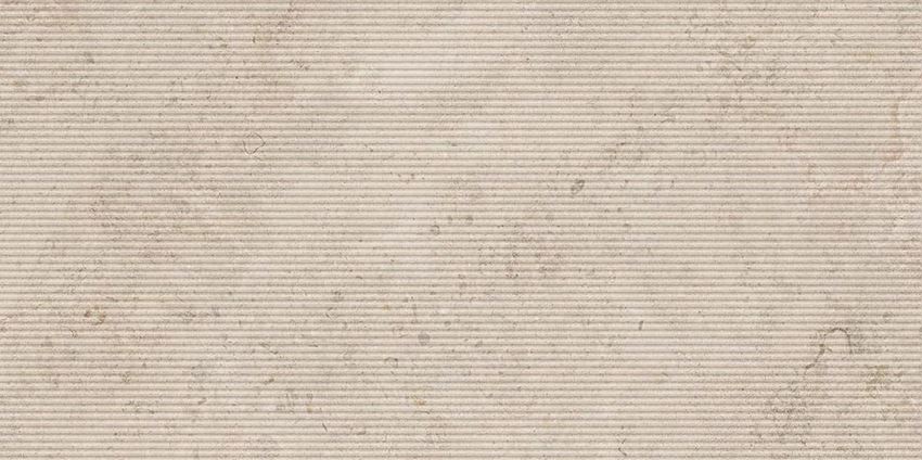 Płytka dekoracyjna 59,8x119,8 cm Paradyż Relis Beige Decor Gres Szkl. Rekt. Struktura Mat