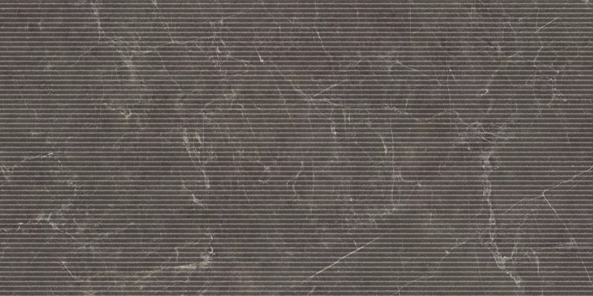 Płytka dekoracyjna 59,8x119,8 cm Paradyż Eloria Anthracite Decor Gres Szkl. Rekt. Struktura Mat