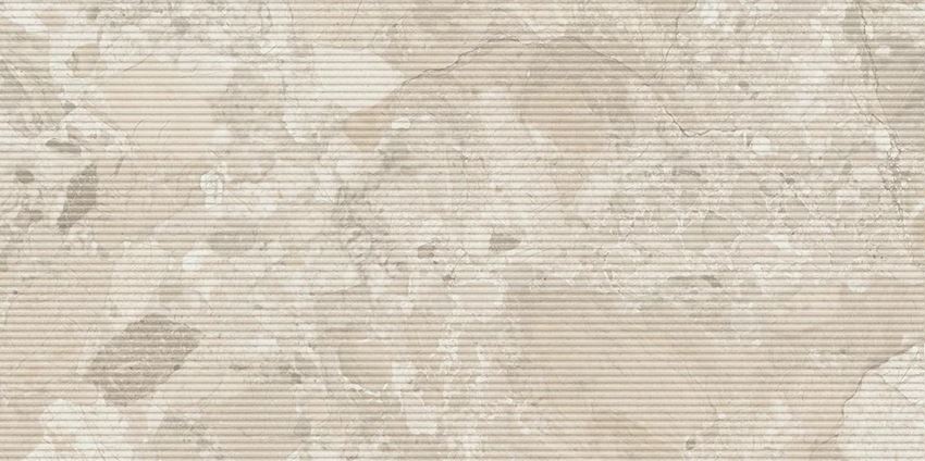 Płytka dekoracyjna 59,8x119,8 cm Paradyż Gradia Greige Decor Gres Szkl. Rekt. Struktura Mat