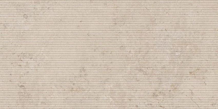 Płytka dekoracyjna 59,8x119,8 cm Paradyż Relis Beige Decor Gres Szkl. Rekt. Struktura Mat