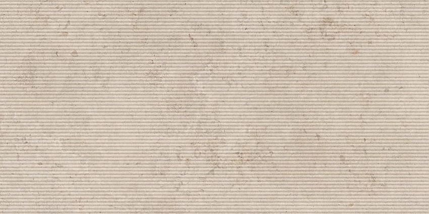 Płytka dekoracyjna 59,8x119,8 cm Paradyż Relis Beige Decor Gres Szkl. Rekt. Struktura Mat