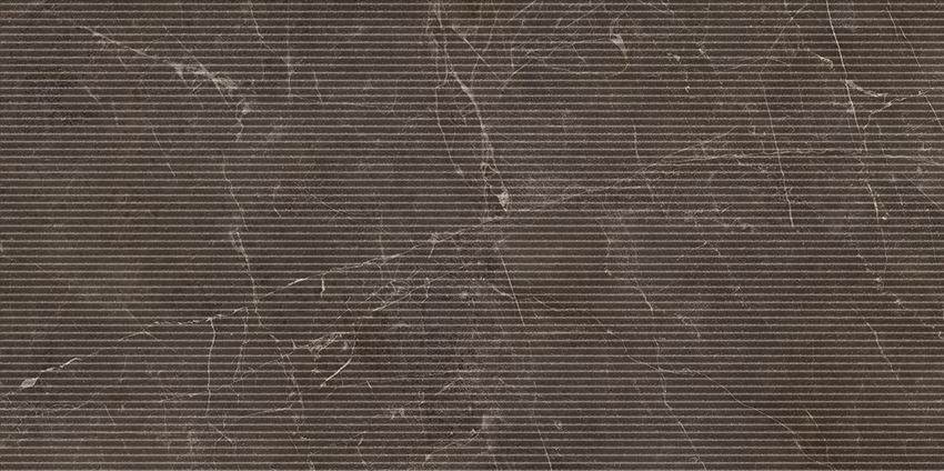 Płytka dekoracyjna 59,8x119,8 cm Paradyż Eloria Brown Decor Gres Szkl. Rekt. Struktura Mat