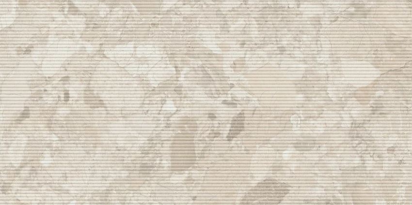 Płytka dekoracyjna 59,8x119,8 cm Paradyż Gradia Greige Decor Gres Szkl. Rekt. Struktura Mat
