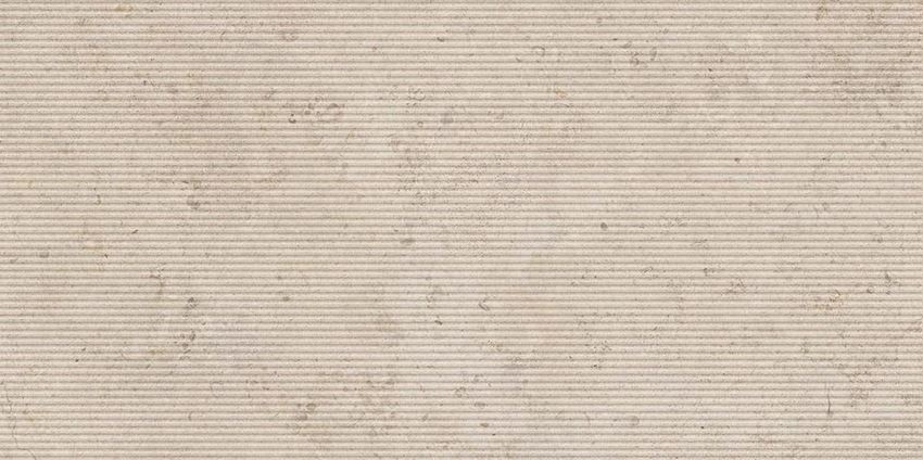 Płytka dekoracyjna 59,8x119,8 cm Paradyż Relis Beige Decor Gres Szkl. Rekt. Struktura Mat
