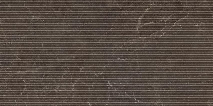 Płytka dekoracyjna 59,8x119,8 cm Paradyż Eloria Brown Decor Gres Szkl. Rekt. Struktura Mat