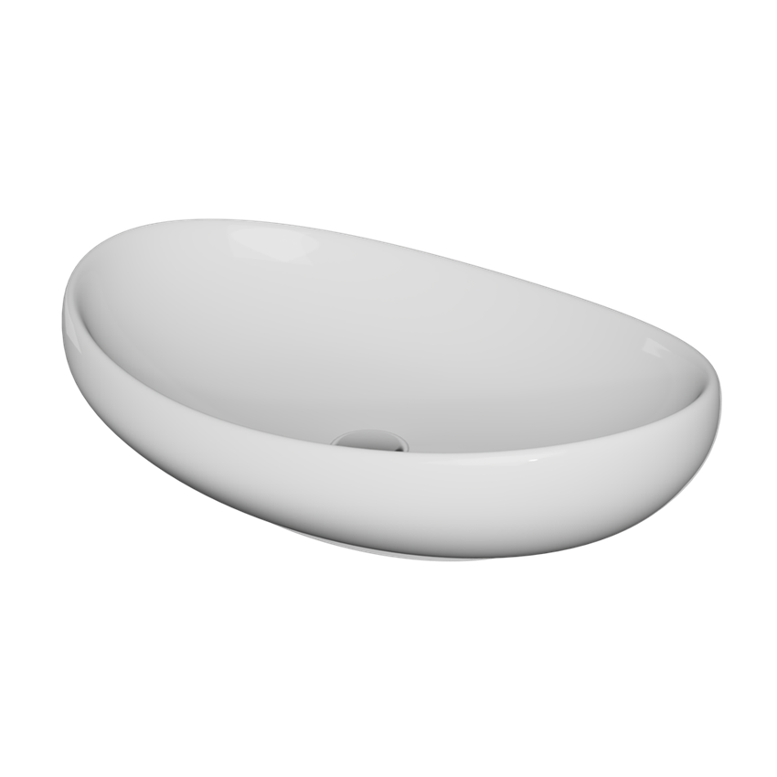 Umywalka nablatowa 65x42 cm biała IÖ Alta New