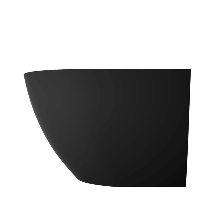 Bidet podwieszany 36,5x49 cm black mat IÖ Mufi