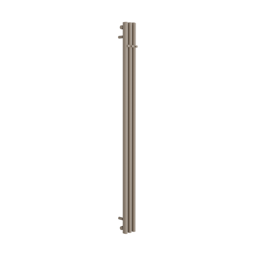 Grzenik łazienkowy pionowy 3 profile z haczykami 180x13 cm cappuccino Excellent Verdi