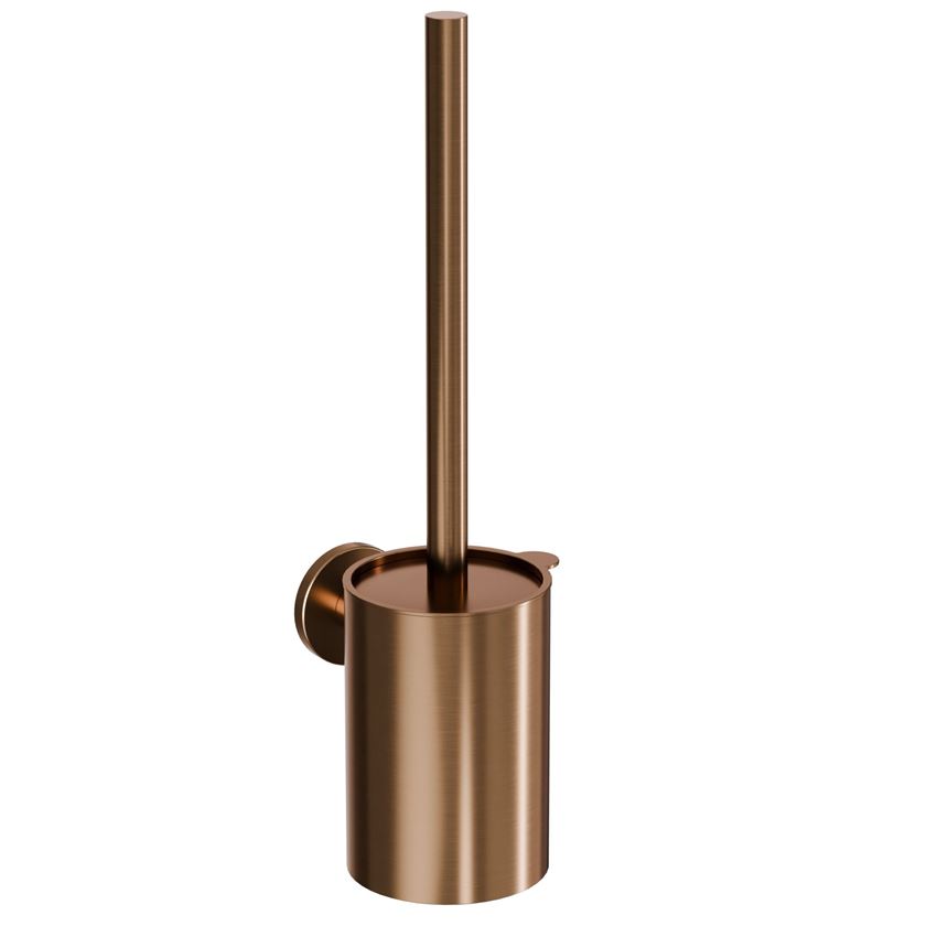 Szczotka toaletowa natynkowa brushed rose gold IÖ Luvia
