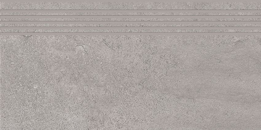 Płytka stopnicowa 29,8x59,8 cm Cersanit Spectral light grey