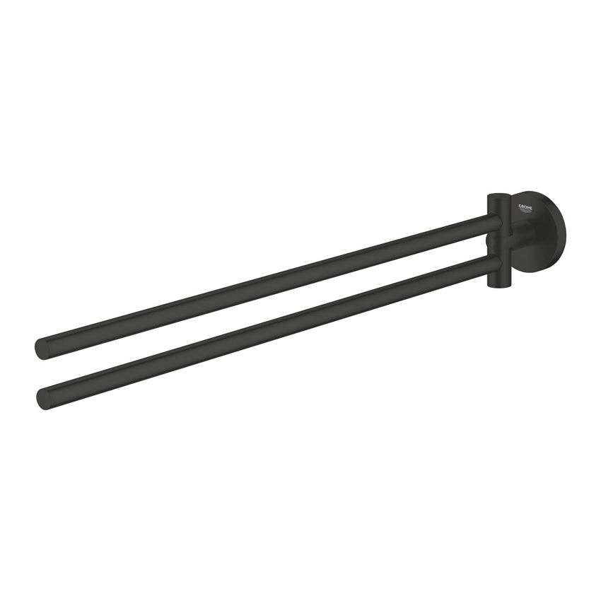 Wieszak na ręcznik matte black Grohe Essentials