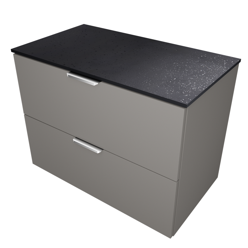 Szafka podumywalkowa 80 cm IÖ Wood Szary Kubanit